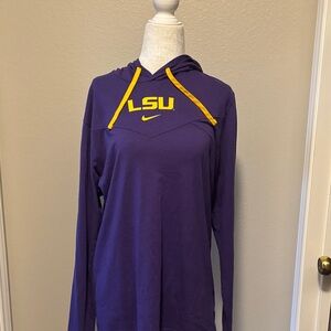 Nike Purple and Yellow LSU Hoodie